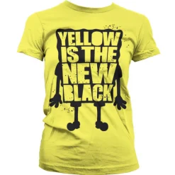 Yellow Is The New Black Girly T-Shirt