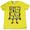 Yellow Is The New Black Kids T-Shirt