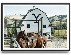 Yellowstone - Ranch Oil Painting Poster