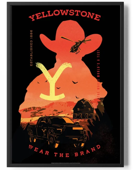 Yellowstone - Wear The Brand Poster
