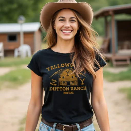 Yellowstone Barn Girly Tee