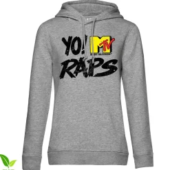 Yo! MTV Raps Distressed Logo Girls Hoodie