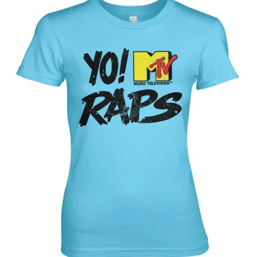 Yo! MTV Raps Distressed Logo Girly Tee