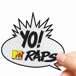 YO! MTV Raps Sticker
