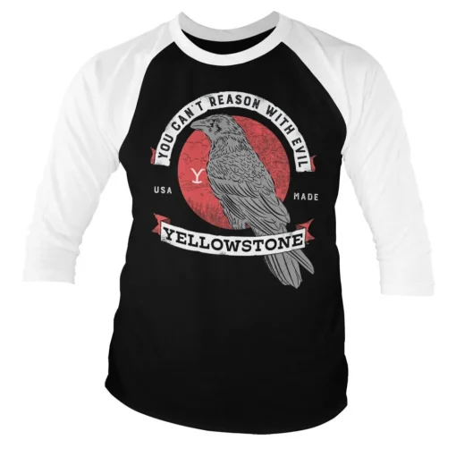 You Can't Reason With Evil Baseball 3/4 Sleeve Tee