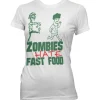 Zombies Hate Fast Food Girly Tee