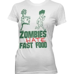 Zombies Hate Fast Food Girly Tee